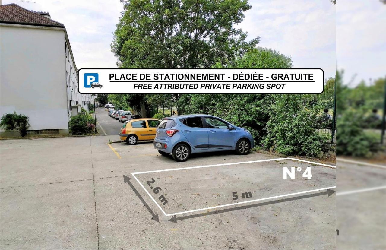 Room & Parking In Shared Appartment With Proprietor L 25 Mins From Paris Gare Du Nord, Cdg Airport & Stade De France Montmagny Kültér fotó