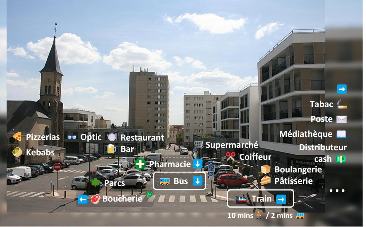 Room & Parking In Shared Appartment With Proprietor L 25 Mins From Paris Gare Du Nord, Cdg Airport & Stade De France Montmagny Kültér fotó