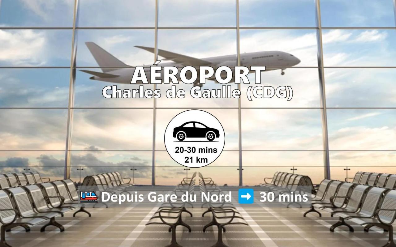 Room & Parking In Shared Appartment With Proprietor L 25 Mins From Paris Gare Du Nord, Cdg Airport & Stade De France Montmagny Kültér fotó