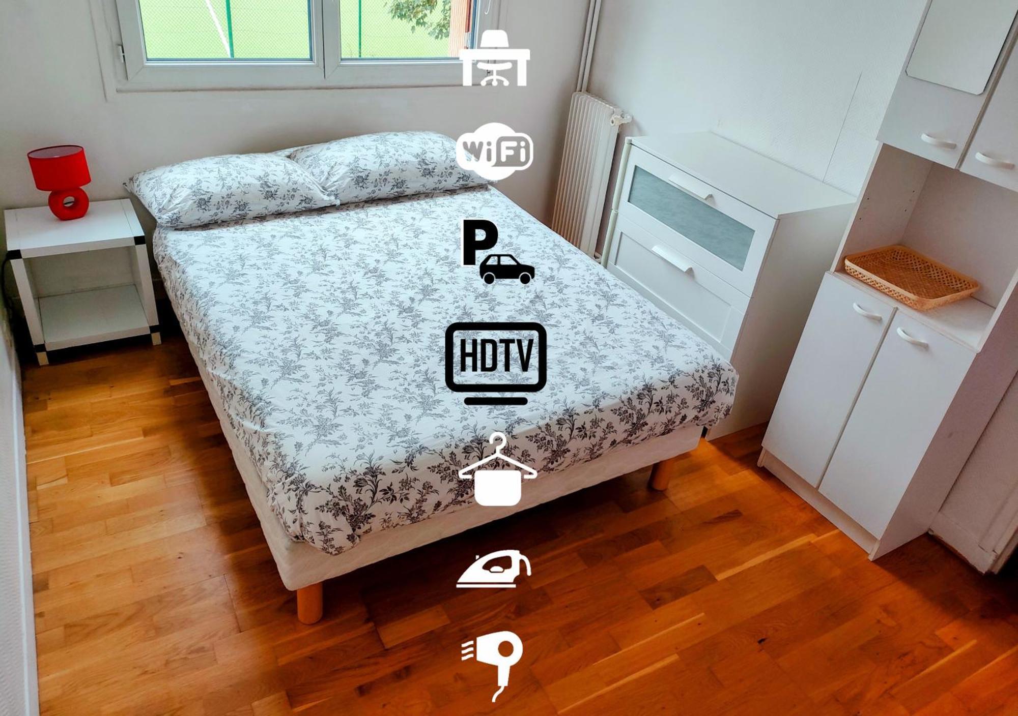 Room & Parking In Shared Appartment With Proprietor L 25 Mins From Paris Gare Du Nord, Cdg Airport & Stade De France Montmagny Kültér fotó